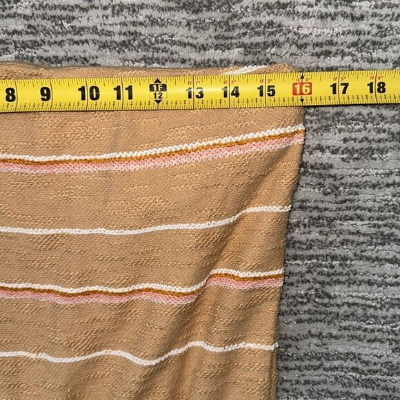 NWT L Space Revolve North Shore Jumpsuit Gold Stripe Strapless Large - Picture 8 of 13